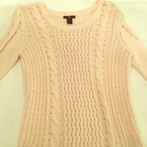 Light pink sweater. Size small